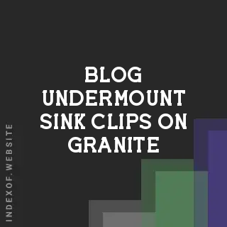 Best Epoxy for Undermount Sink Clips on Granite: A Buyer's Guide | Logo - Indexof